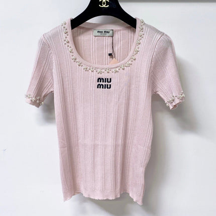 MIUMIU 26S SHORT SLEEVE T-SHIRT 1245