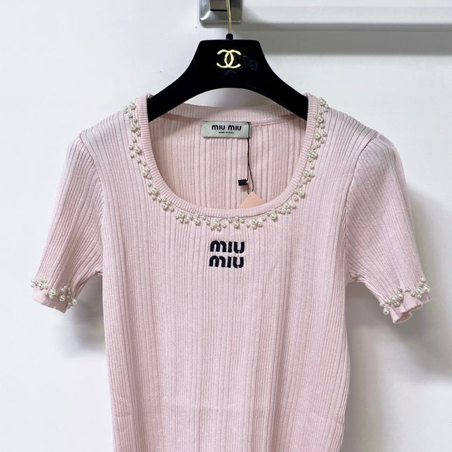 MIUMIU 26S SHORT SLEEVE T-SHIRT 1245