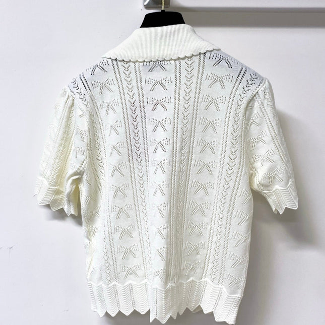 MIUMIU 26S KNIT CARDIGAN TOP 1249