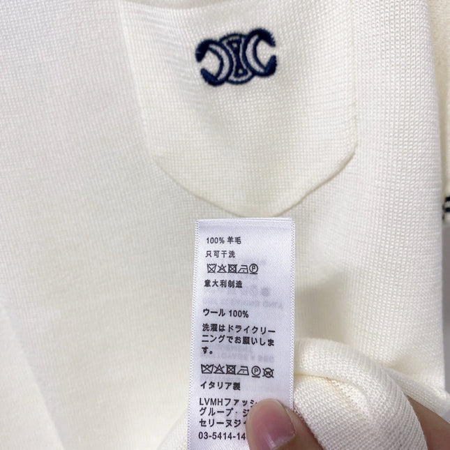 CELINE 26S SHORT-SLEEVE KNIT T-SHIRT 460