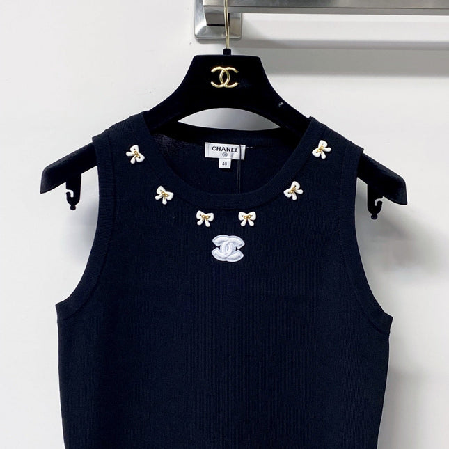 CHANEL 26S KNIT SLEEVELESS TOP STYLE 1255