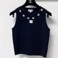 CHANEL 26S KNIT SLEEVELESS TOP STYLE 1255
