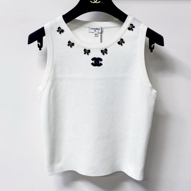 CHANEL 26S KNIT SLEEVELESS TOP STYLE 1254