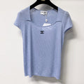 CHANEL 26S KNIT SHORT SLEEVE TOP STYLE 1257