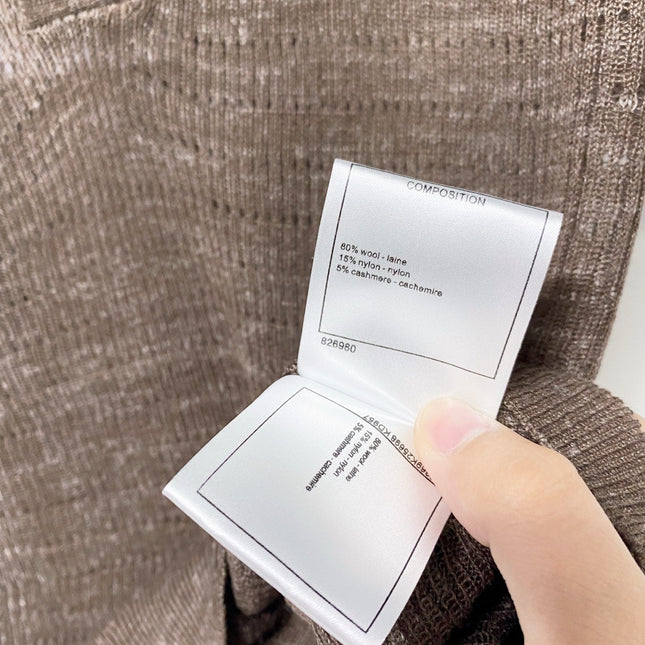 CHANEL 26S KNIT POLO TOP STYLE 1258