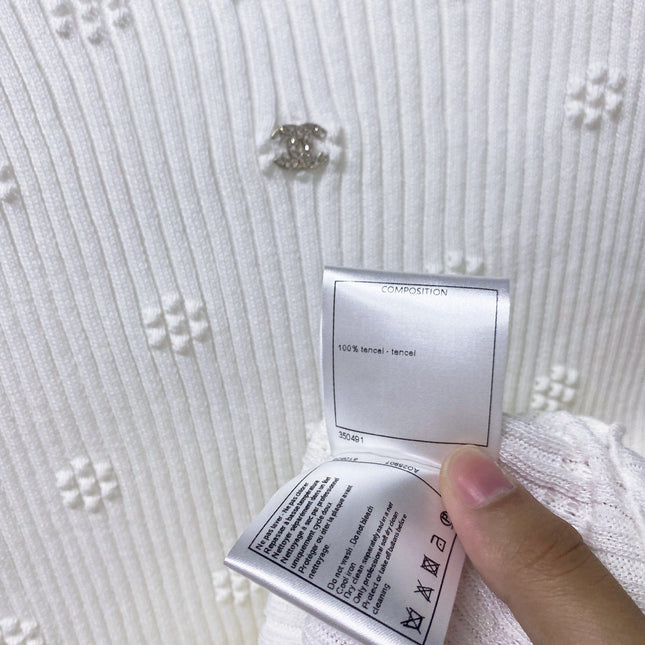 CHANEL 26S KNIT SHORT SLEEVE TOP STYLE 1269