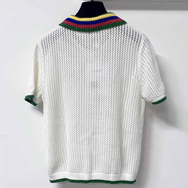 CHANEL 26S POLO SWEATER STYLE 1235