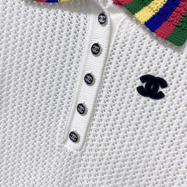 CHANEL 26S POLO SWEATER STYLE 1235