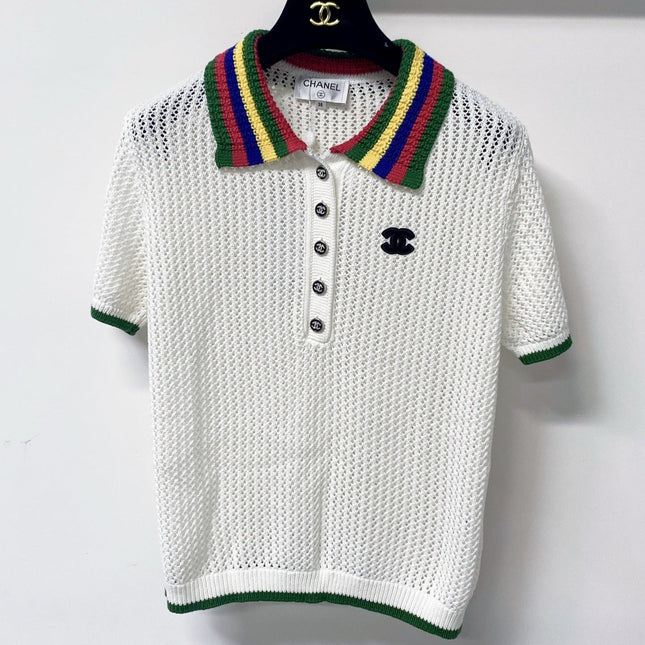 CHANEL 26S POLO SWEATER STYLE 1235