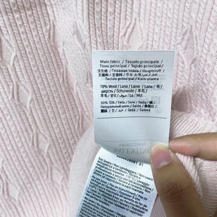 VALENTINO 26S SLEEVELESS CABLE-KNIT TOP 455