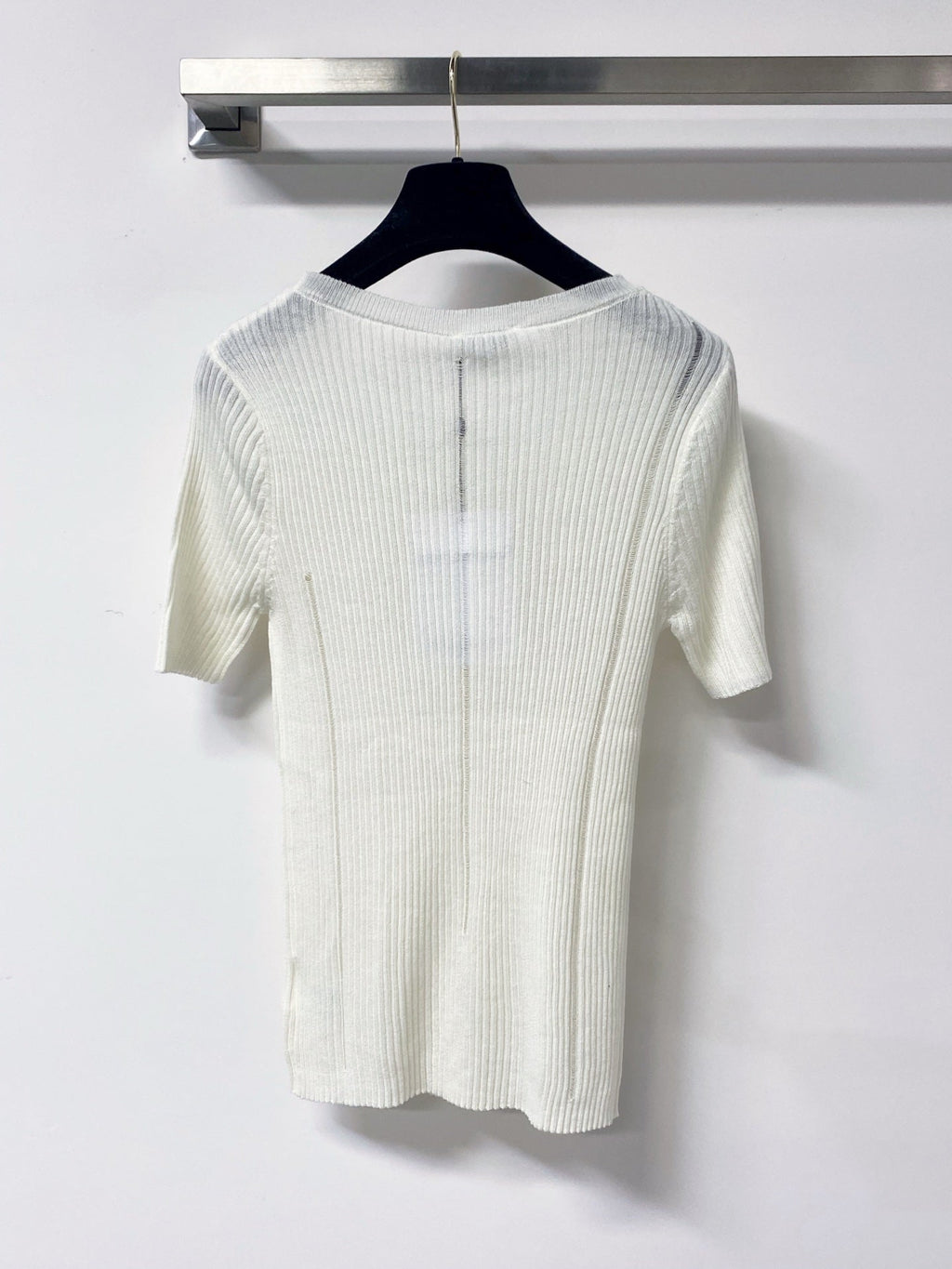 CHANEL 26S SHORT-SLEEVE KNIT TOP 1304