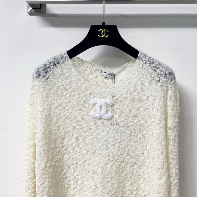 CHANEL 26S BOUCLE KNIT SWEATER 1290