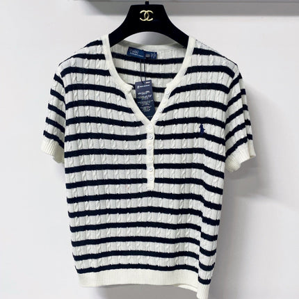 RALPH LAUREN 26S SHORT SLEEVE KNIT TOP 363