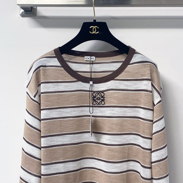 LOEWE 26S STRIPED LIGHTWEIGHT KNITTED SWEATER 570