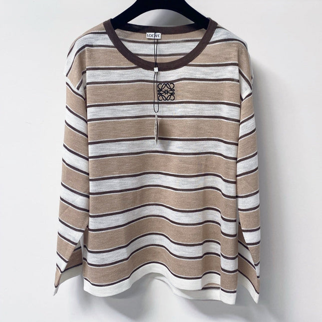 LOEWE 26S STRIPED LIGHTWEIGHT KNITTED SWEATER 570