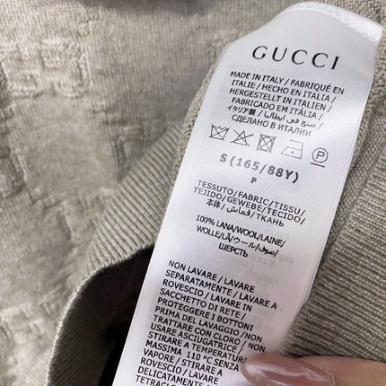 GUCCI 26S CREWNECK LONG-SLEEVE SWEATER 553
