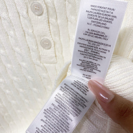 RALPH LAUREN 26S SHORT SLEEVE KNIT SWEATER 327