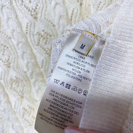 HERMES 26S SHORT-SLEEVE KNIT TOP 622