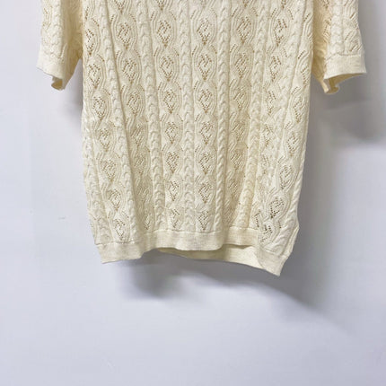 HERMES 26S SHORT-SLEEVE KNIT TOP 622
