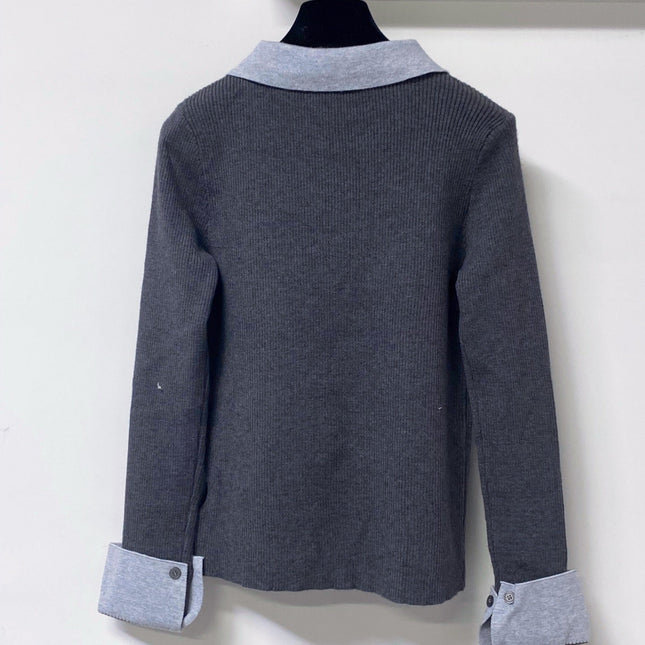 MIUMIU 26S KNIT POLO SWEATER 1464