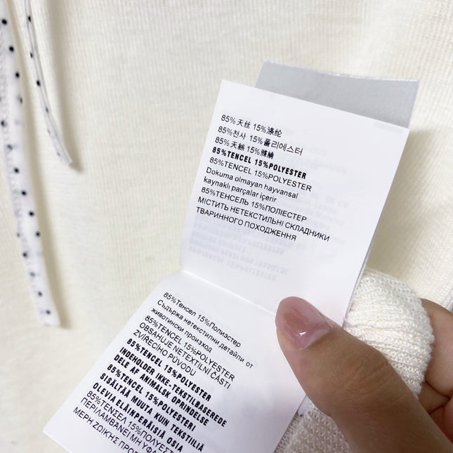 MIUMIU 26S SHORT-SLEEVE KNIT TOP 1454