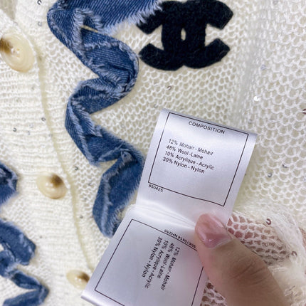 MIUMIU 26S OPEN-KNIT CARDIGAN 1456
