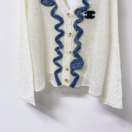 MIUMIU 26S OPEN-KNIT CARDIGAN 1456