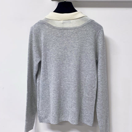 MIUMIU 26S KNIT POLO SWEATER 1466