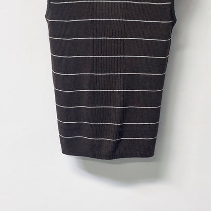 CHANEL 26S NECK SLEEVELESS KNIT TOP 1636
