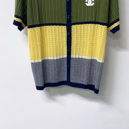 CHANEL 26S SHORT-SLEEVE KNIT CARDIGAN 1641