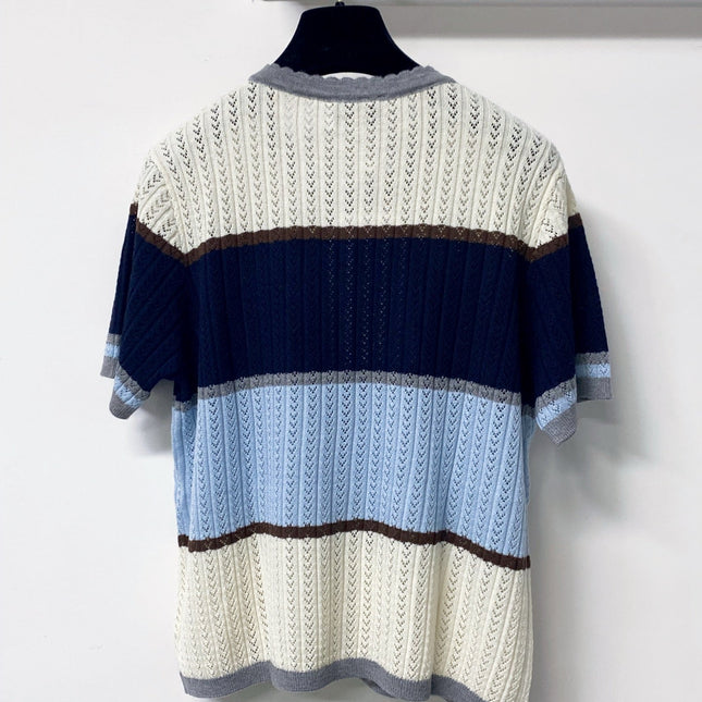 CHANEL 26S SHORT-SLEEVE KNIT CARDIGAN 1640