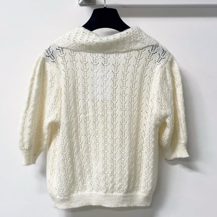 CELINE 26S SHORT-SLEEVE KNIT POLO 524