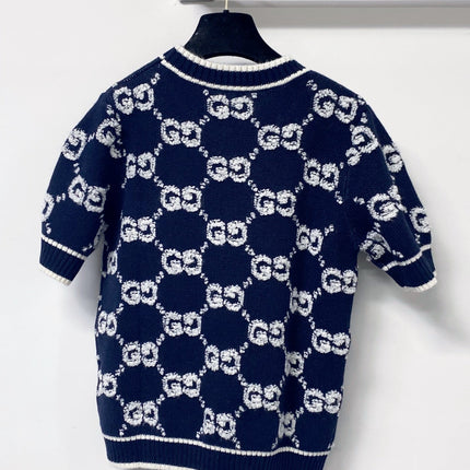 GUCCI 26S SHORT-SLEEVE KNIT SWEATER 527