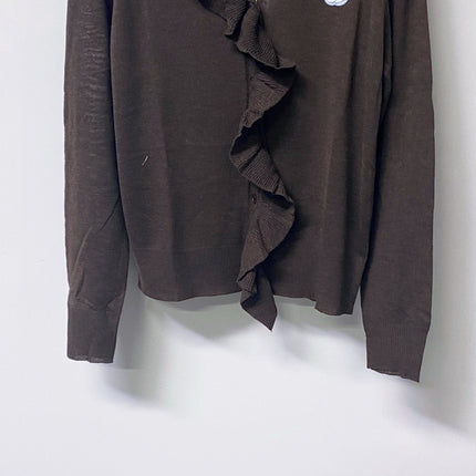 CHANEL 26S RUFFLE KNIT TOP 1619