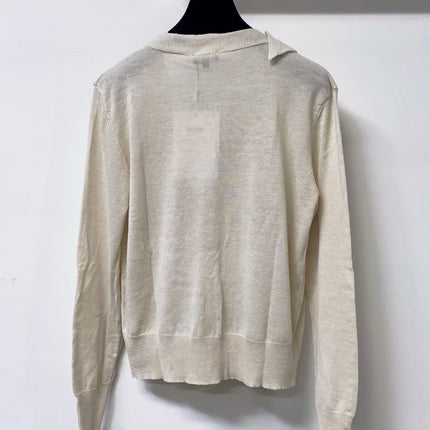 CHANEL 26S RUFFLE KNIT TOP 1618