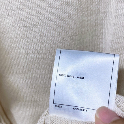 CHANEL 26S RUFFLE KNIT TOP 1618