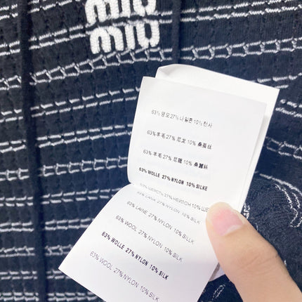 MIUMIU 26S LONG-SLEEVE KNIT TOP 1440