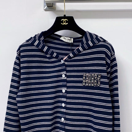 MIUMIU 26S HOODED KNIT CARDIGAN 1345
