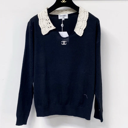 CHANEL 26S COLLARED KNIT SWEATER 1526