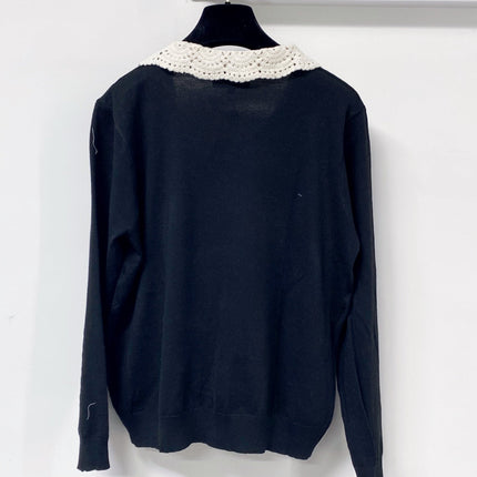 CHANEL 26S COLLARED KNIT SWEATER 1526