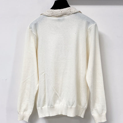 CHANEL 26S COLLARED KNIT SWEATER 1525