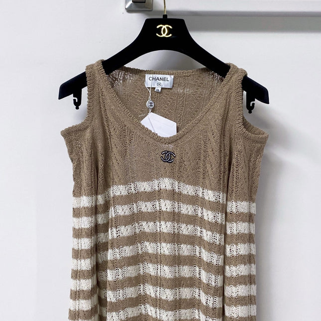 MIUMIU 26S OPEN-KNIT TANK TOP 1338