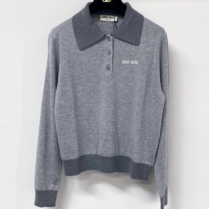 MIUMIU 26S POLO SWEATER 1351
