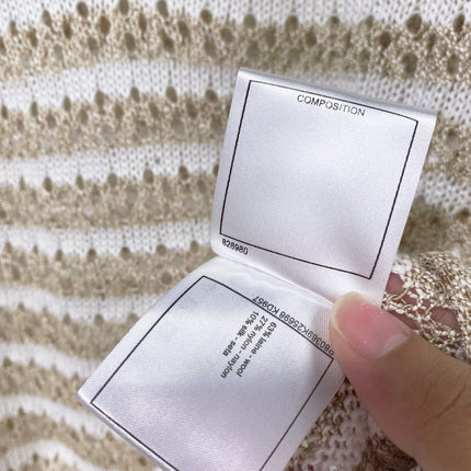CHANEL 26S V-NECK KNIT SWEATER 1504