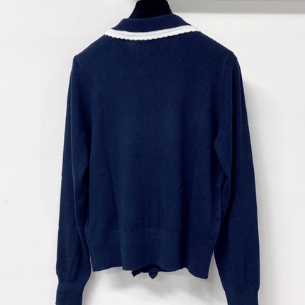 MIUMIU 26S COLLAR RUFFLE CARDIGAN 1334