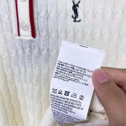 YSL 26S POLO COLLAR KNIT SWEATER 453