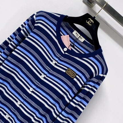 MIUMIU 26S CREWNECK KNIT CARDIGAN 1307