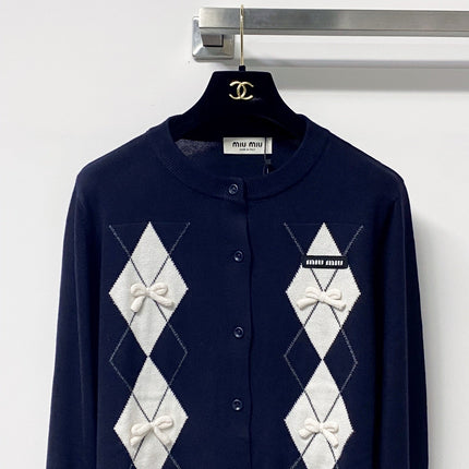 MIUMIU 26S KNIT CARDIGAN 1287
