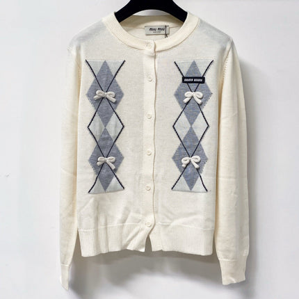 MIUMIU 26S KNIT CARDIGAN 1286