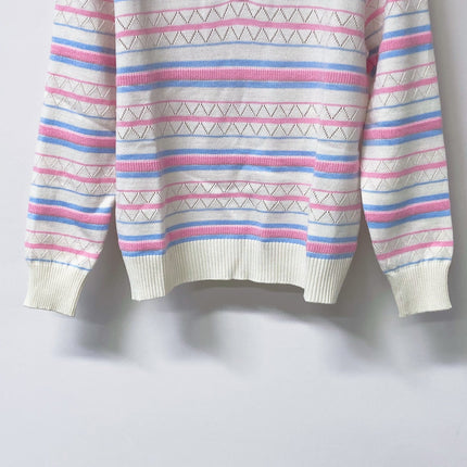 MIUMIU 26S LONG-SLEEVE KNIT POLO 1284